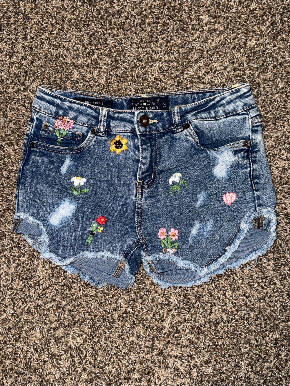 Lucky Brand Youth Jean Shorts size 12
